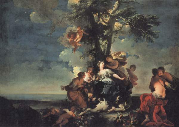 Giovanni Domenico Ferretti The Rape of Europa oil painting image